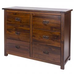 Boston 3+3 drawer wide chest