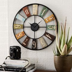 ARCHIE Metal Clock Industrial style