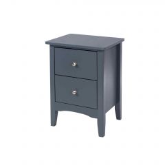 Como Blue 2 drawer bedside cabinet 