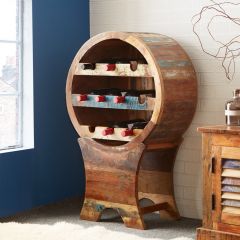 Reclaimed Boat Wine Cabinet