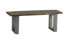 Dining Bench Grey Essential Live Edge