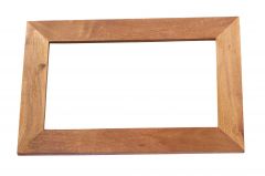 Dakota Light Mango Solid Wood Frame Mirror