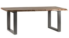 Natural Essential Live Edge Large Dining Table