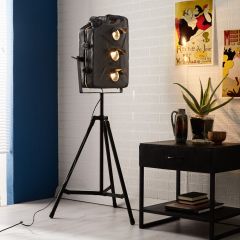 Iron Jerry Can Floor Lamp