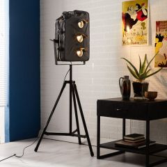 Iron Jerry Can Floor Lamp for Unique Lighting Statement