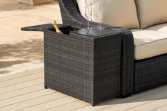 Ice Bucket Side Table/Brown